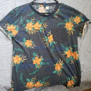 Flower shirt mens